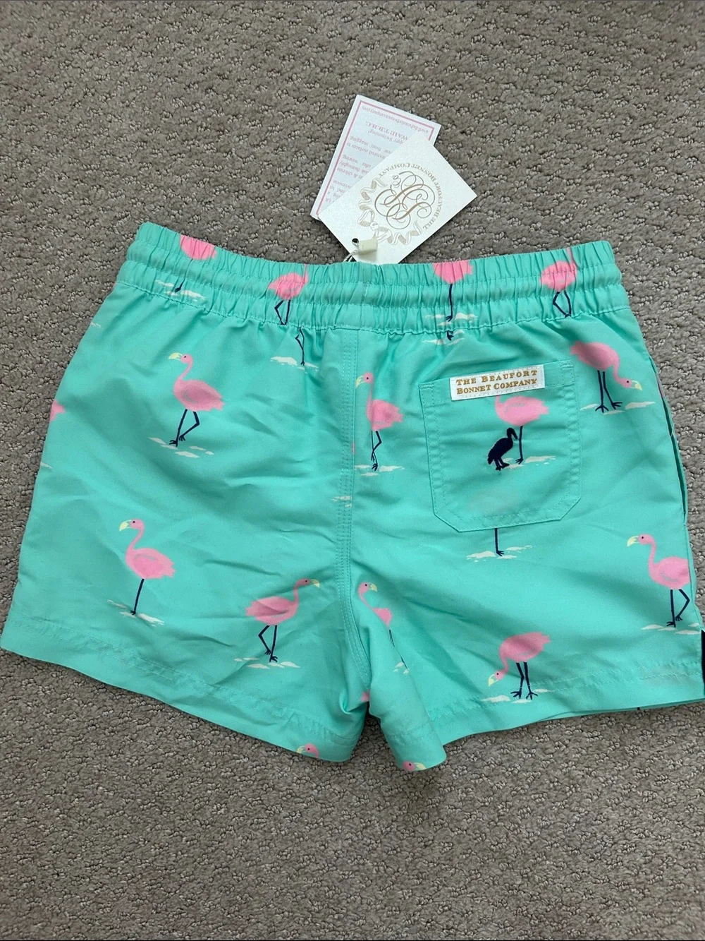 NWT Beaufort Bonnet Flamingo Tortola Swim Trunks